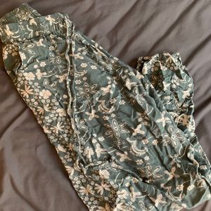 Patterned Flowy Joggers